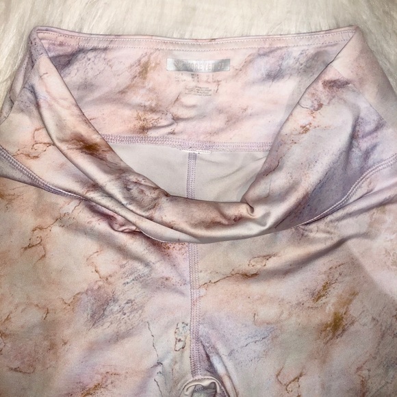 Forever 21 Marble Print Leggings Sm - Picture 3 of 4